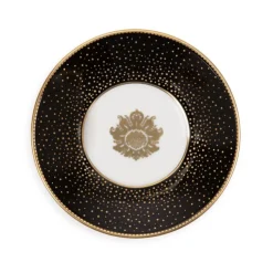 Acanthus Black Coffee Cup And Saucer*Royal Collection Shop New