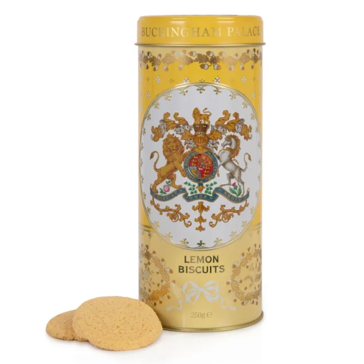 Buckingham Palace Lemon Shortbread Biscuit Tin*Royal Collection Shop Clearance