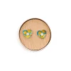 Coat Of Arms Tin Heart Stud Earrings*Royal Collection Shop Discount