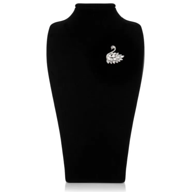Crystal Swan Brooch*Royal Collection Shop New